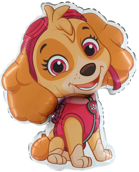 XXL Folienballon Figur - Paw Patrol: Skye - ø 80cm
